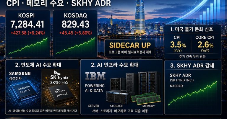 Korea stock market rally driven by cooler CPI and AI memory demand